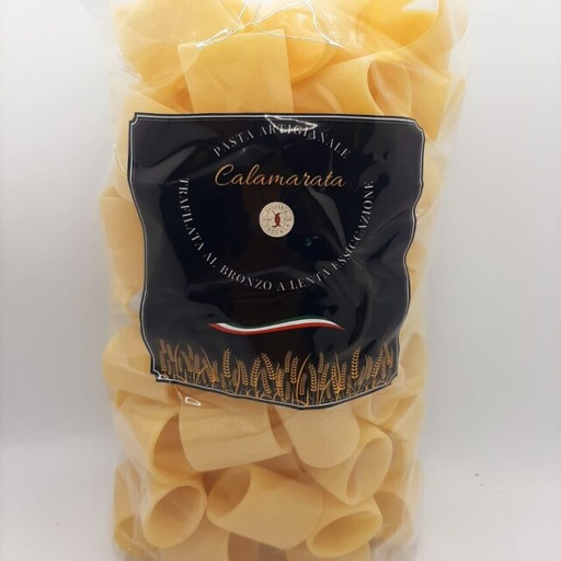 Pasta trafilato al bronzo Calamarata gr 500